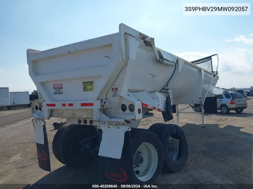 2021 Puma 32' Dump Semi-Trailer VIN: 3S9PHBV29MW092057 Lot: 40209640