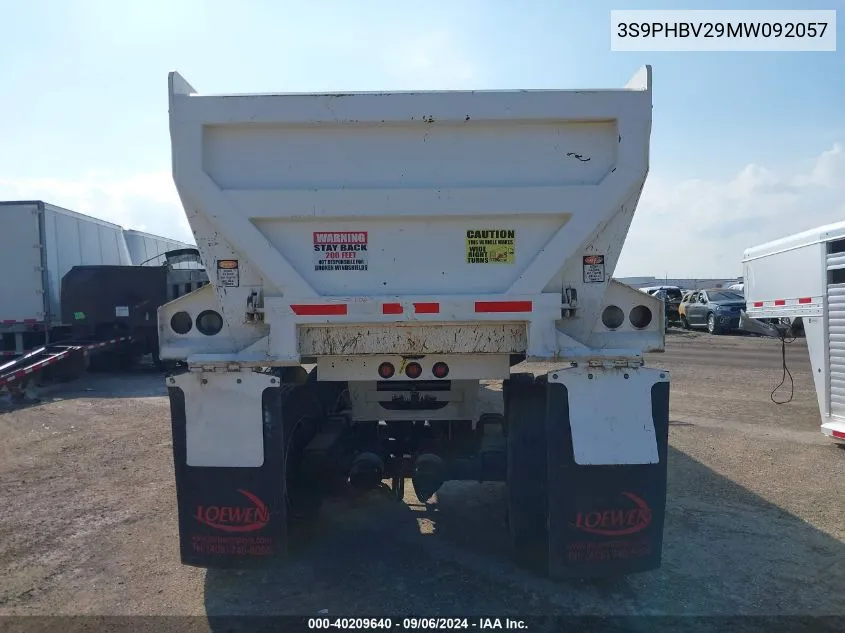 2021 Puma 32' Dump Semi-Trailer VIN: 3S9PHBV29MW092057 Lot: 40209640