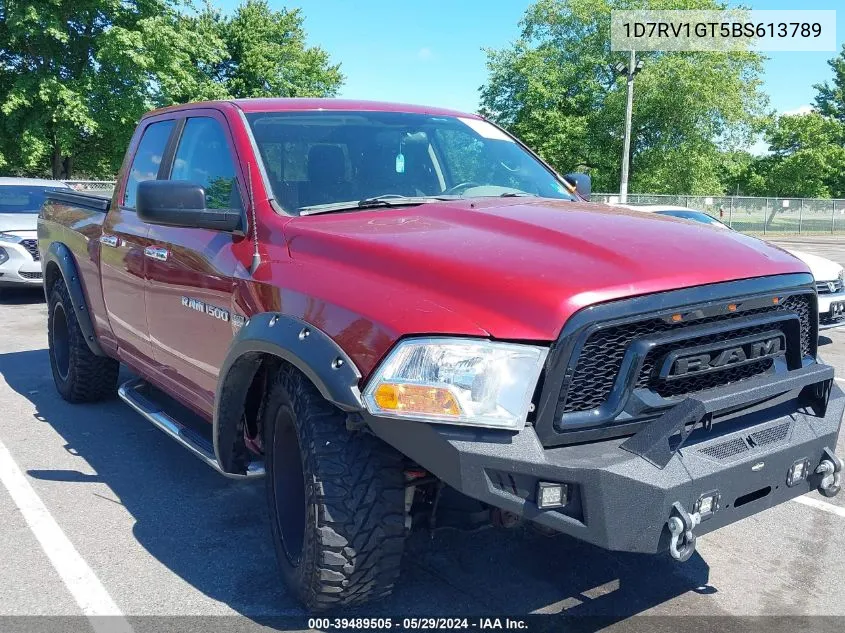 2011 Ram Ram 1500 Slt VIN: 1D7RV1GT5BS613789 Lot: 39489505