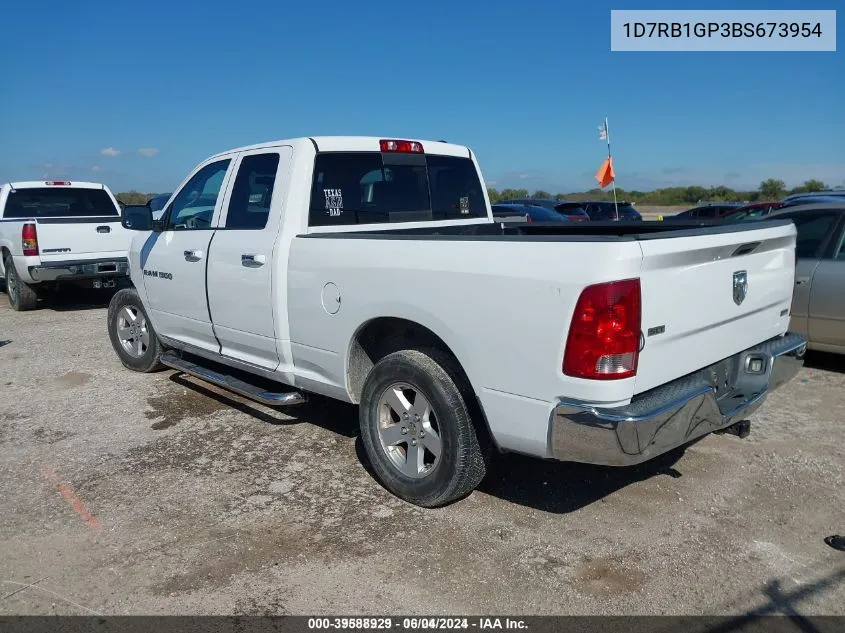 2011 Ram Ram 1500 Slt VIN: 1D7RB1GP3BS673954 Lot: 39588929