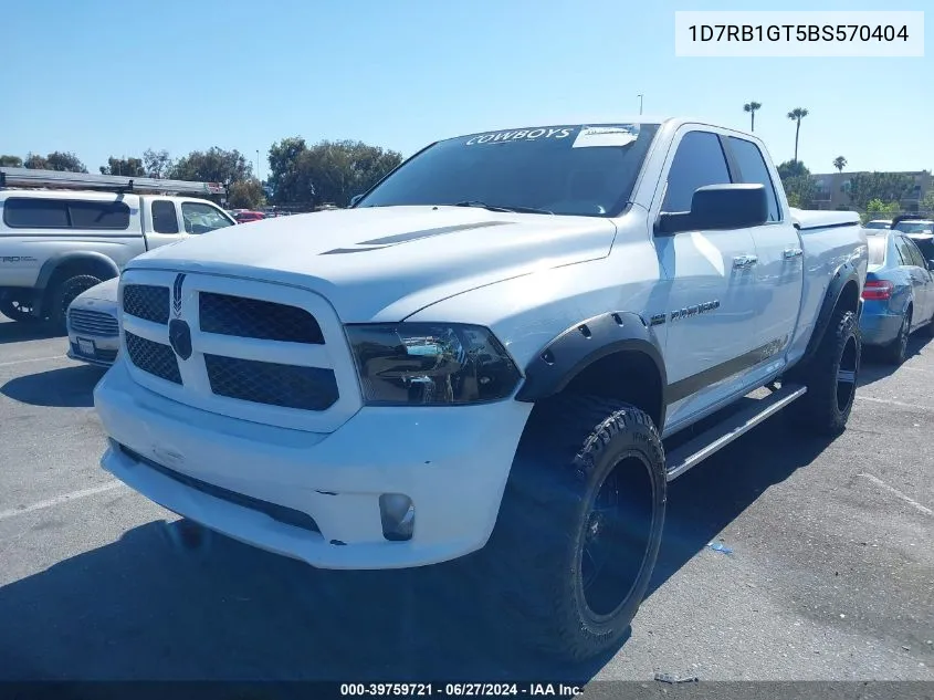 2011 Ram Ram 1500 Slt VIN: 1D7RB1GT5BS570404 Lot: 39759721