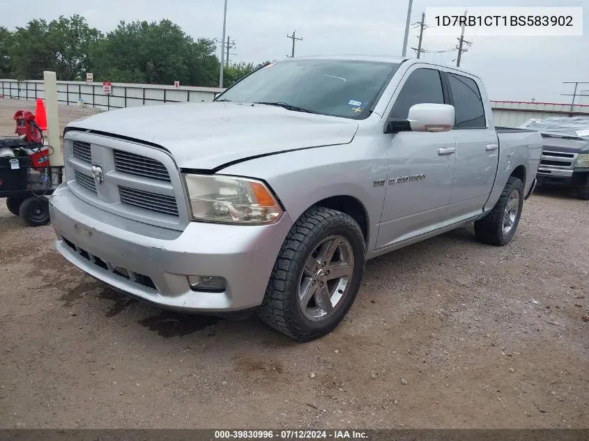 2011 Ram Ram 1500 Sport VIN: 1D7RB1CT1BS583902 Lot: 39830996