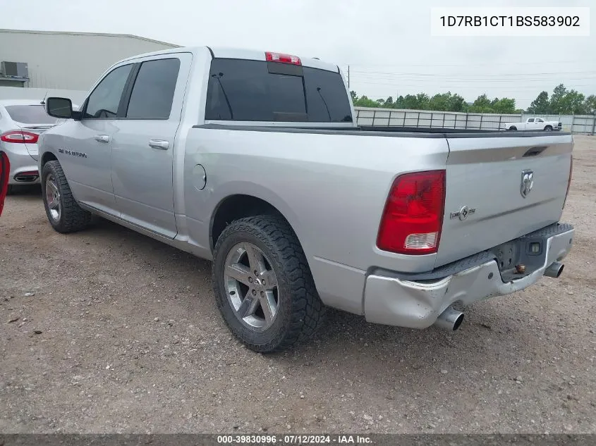 2011 Ram Ram 1500 Sport VIN: 1D7RB1CT1BS583902 Lot: 39830996