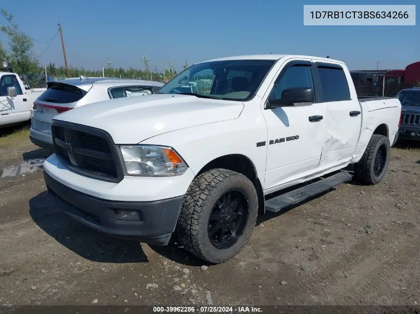 1D7RB1CT3BS634266 2011 Ram Ram 1500 Slt