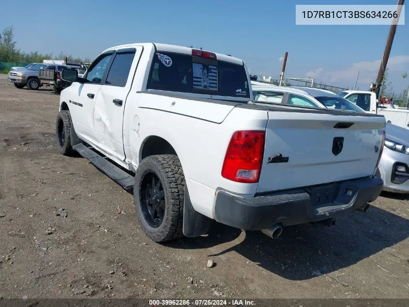 1D7RB1CT3BS634266 2011 Ram Ram 1500 Slt