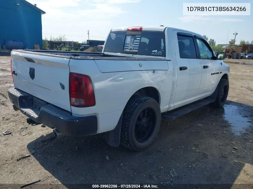 1D7RB1CT3BS634266 2011 Ram Ram 1500 Slt