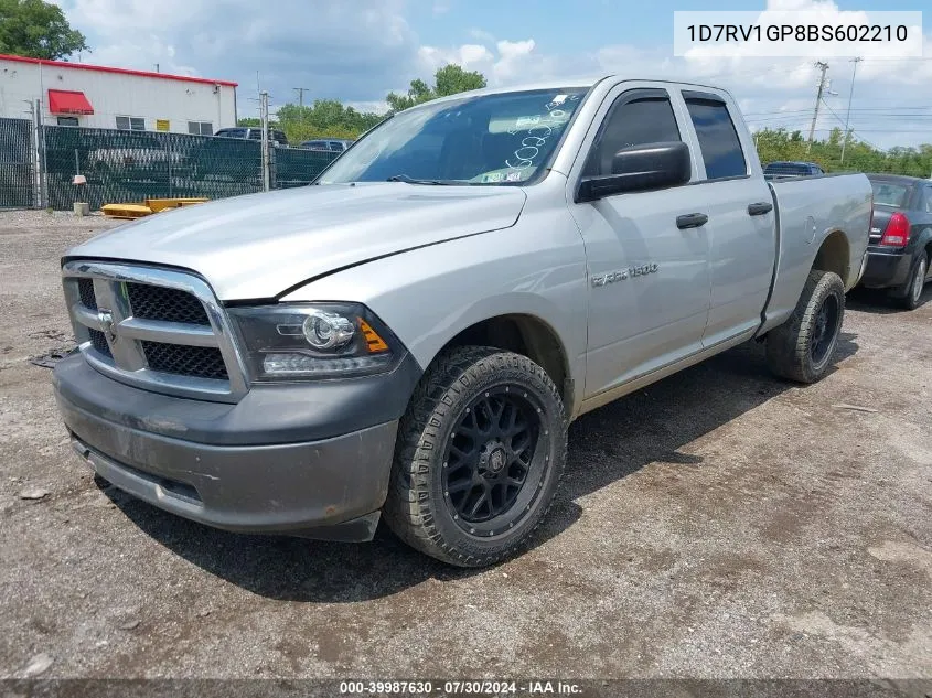 1D7RV1GP8BS602210 2011 Ram Ram 1500 St