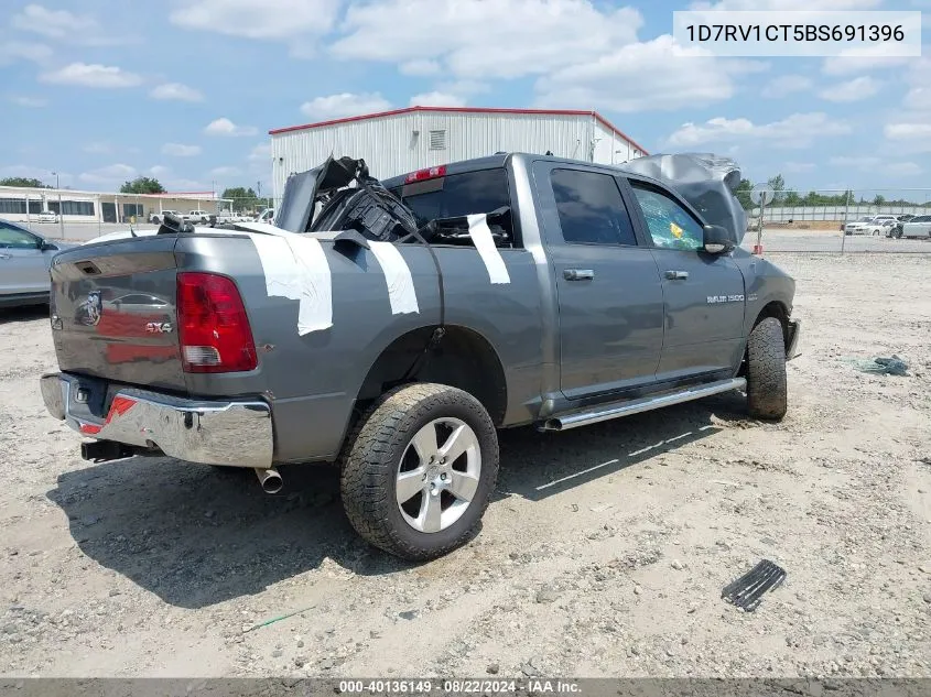 1D7RV1CT5BS691396 2011 Ram Ram 1500 Slt