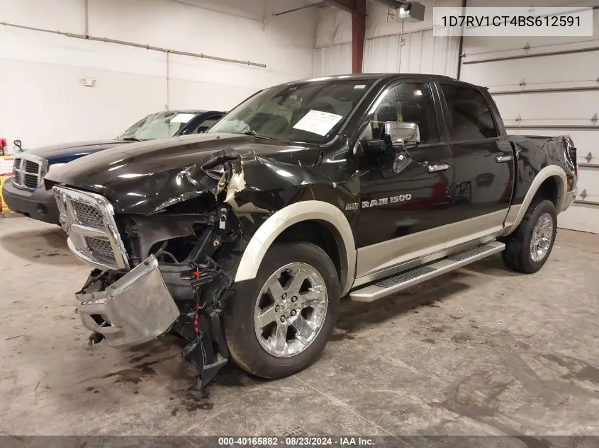 2011 Ram Ram 1500 Laramie VIN: 1D7RV1CT4BS612591 Lot: 40165882