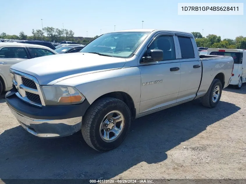 2011 Ram Ram 1500 St VIN: 1D7RB1GP4BS628411 Lot: 40173120