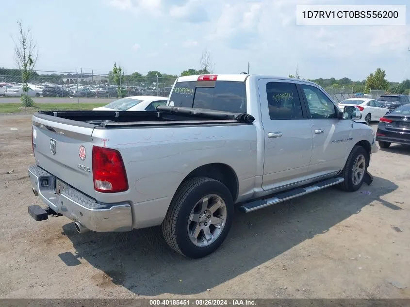 2011 Ram Ram 1500 Laramie VIN: 1D7RV1CT0BS556200 Lot: 40185451