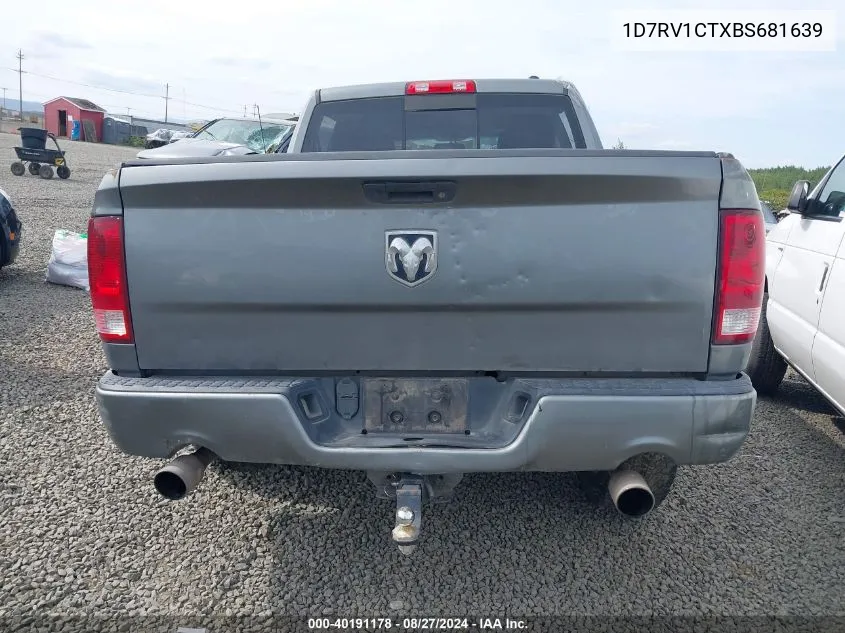 1D7RV1CTXBS681639 2011 Ram Ram 1500 Sport