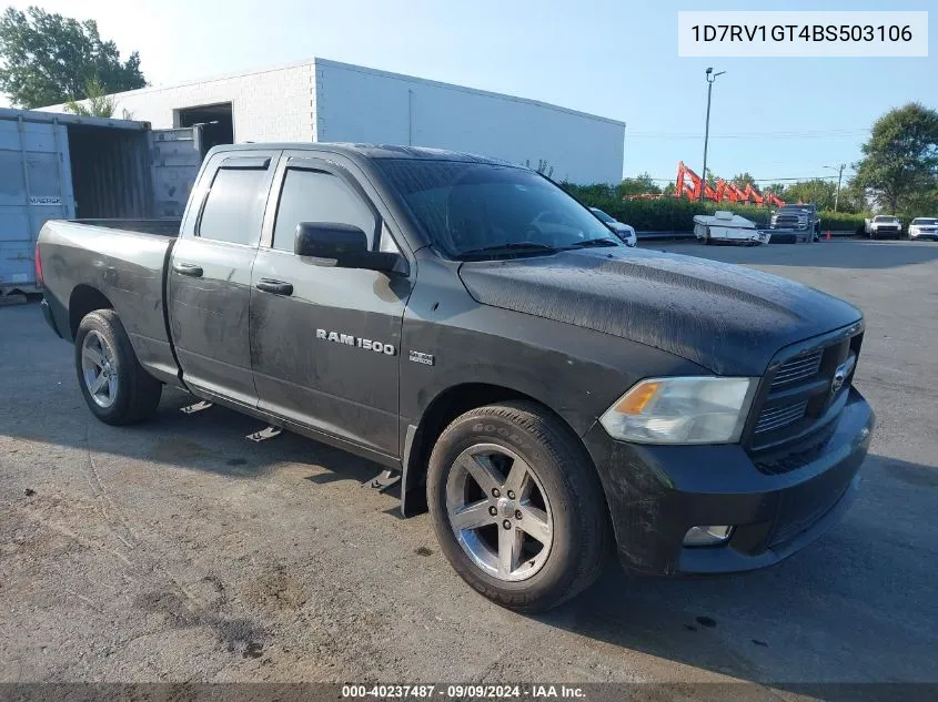 2011 Ram Ram 1500 Sport VIN: 1D7RV1GT4BS503106 Lot: 40237487