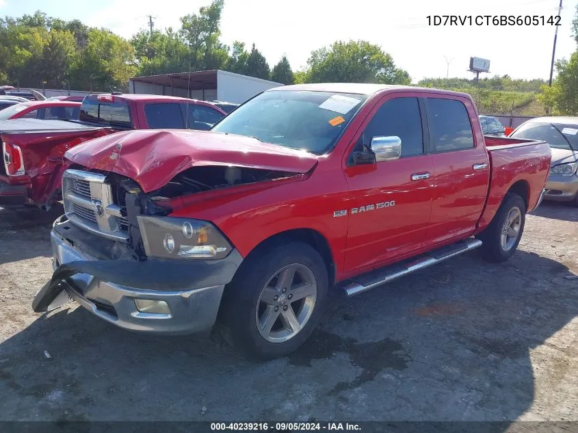 1D7RV1CT6BS605142 2011 Ram Ram 1500 Slt