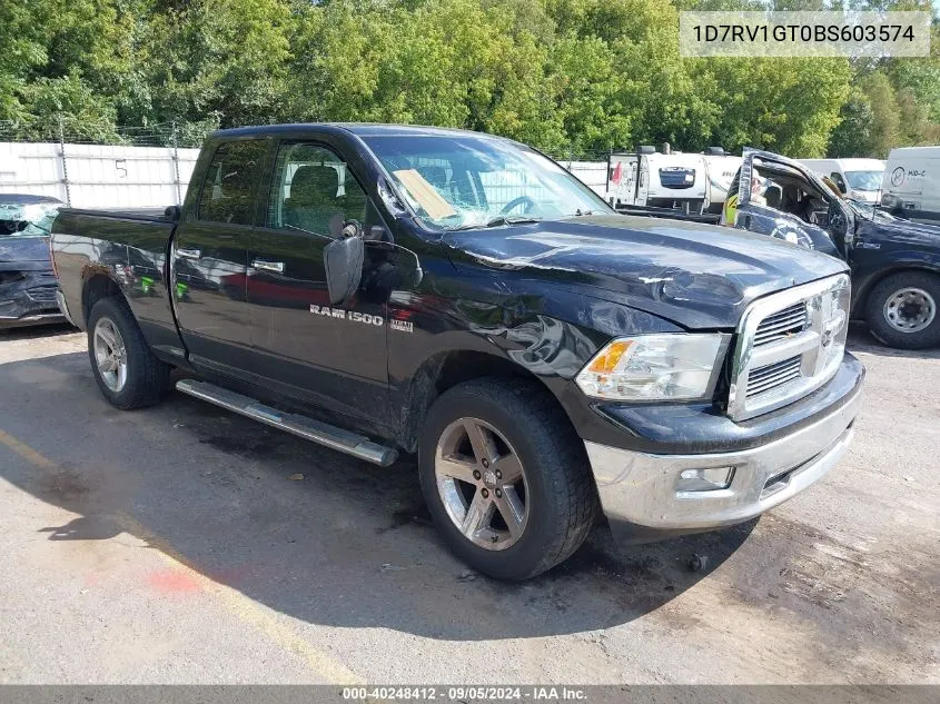 1D7RV1GT0BS603574 2011 Ram Ram 1500 Slt