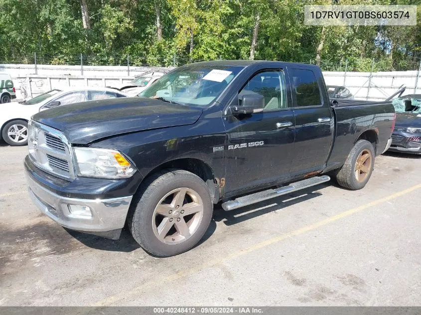 1D7RV1GT0BS603574 2011 Ram Ram 1500 Slt