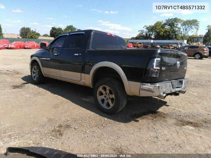 2011 Ram Ram 1500 Laramie/Laramie Longhorn/Slt/Sport/St VIN: 1D7RV1CT4BS571332 Lot: 40275963