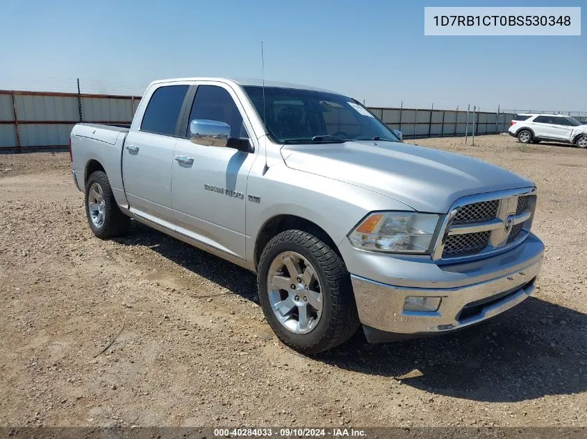 2011 Ram Ram 1500 Laramie VIN: 1D7RB1CT0BS530348 Lot: 40284033