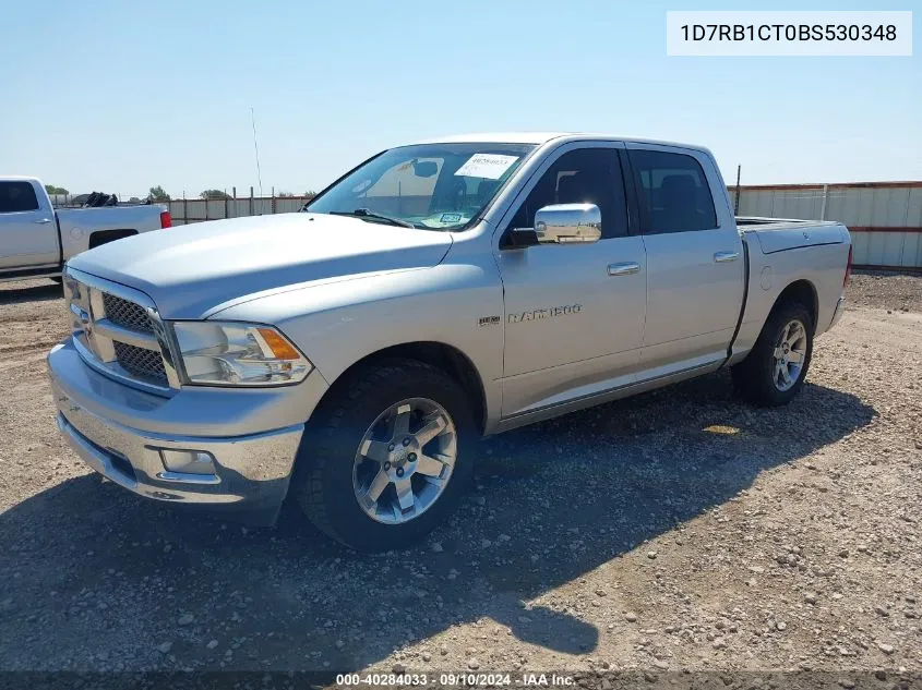 2011 Ram Ram 1500 Laramie VIN: 1D7RB1CT0BS530348 Lot: 40284033