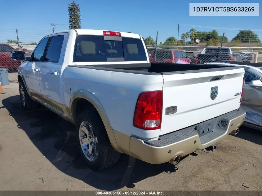 2011 Ram Ram 1500 Laramie Longhorn VIN: 1D7RV1CT5BS633269 Lot: 40305156