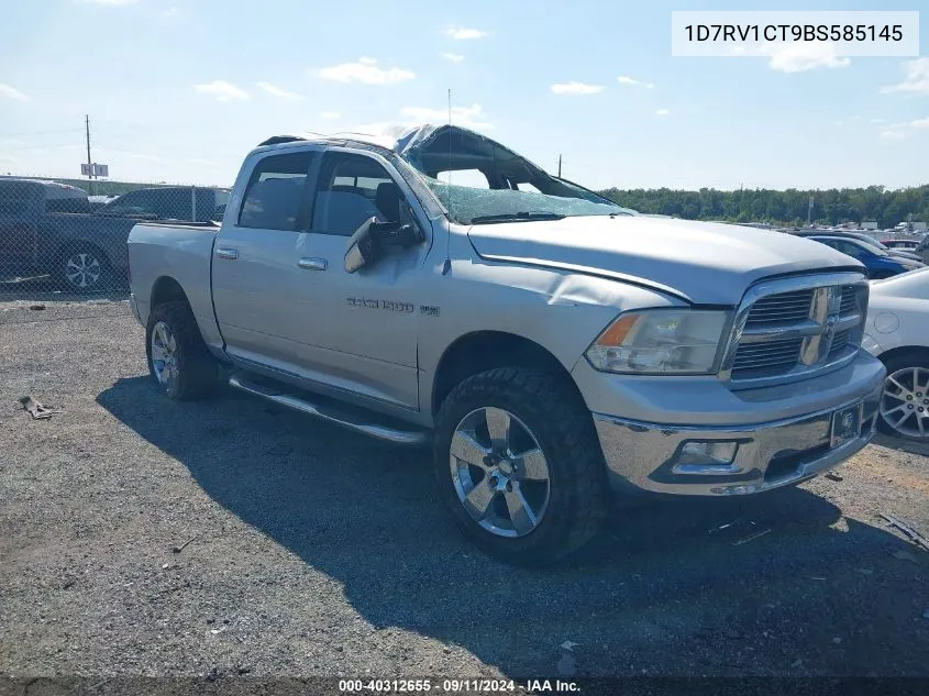 2011 Ram Ram 1500 Slt VIN: 1D7RV1CT9BS585145 Lot: 40312655