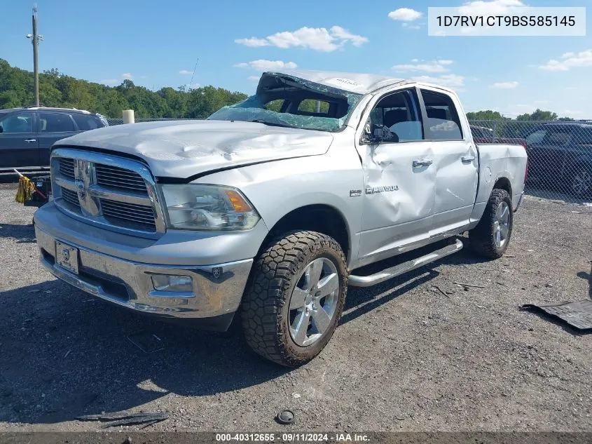 2011 Ram Ram 1500 Slt VIN: 1D7RV1CT9BS585145 Lot: 40312655