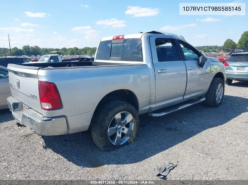 2011 Ram Ram 1500 Slt VIN: 1D7RV1CT9BS585145 Lot: 40312655