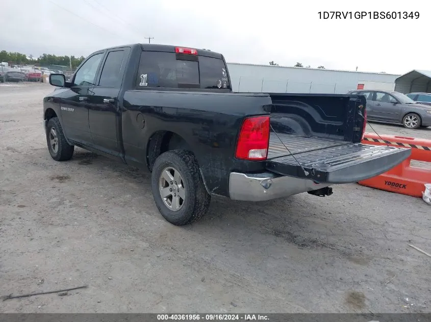 2011 Ram Ram 1500 Slt VIN: 1D7RV1GP1BS601349 Lot: 40361956