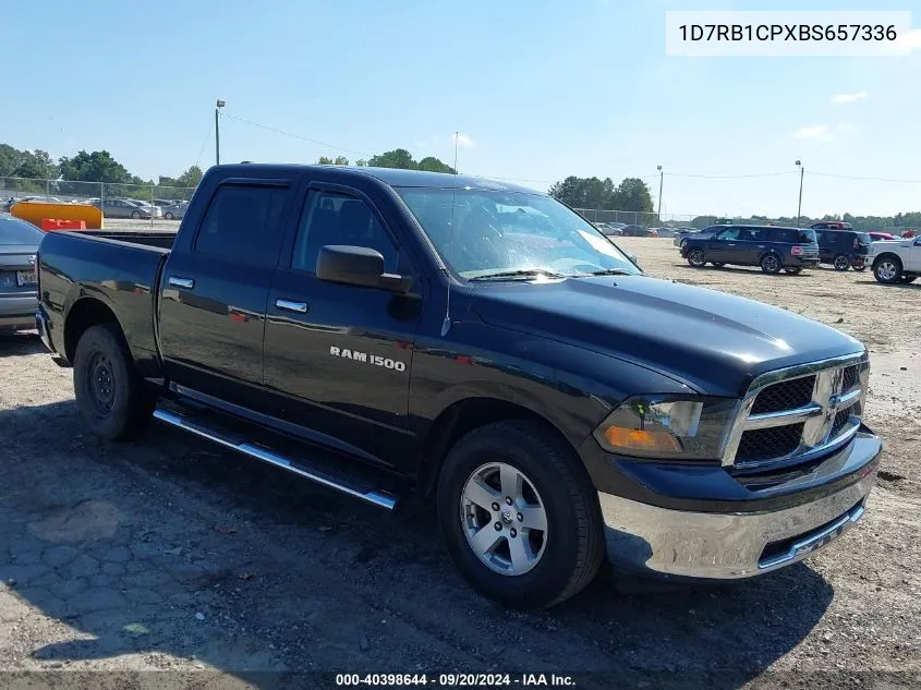 2011 Ram Ram 1500 Slt VIN: 1D7RB1CPXBS657336 Lot: 40398644