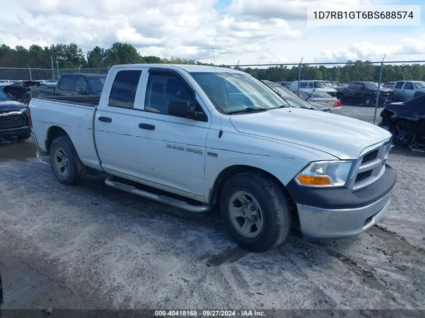 2011 Ram Ram 1500 St VIN: 1D7RB1GT6BS688574 Lot: 40418168