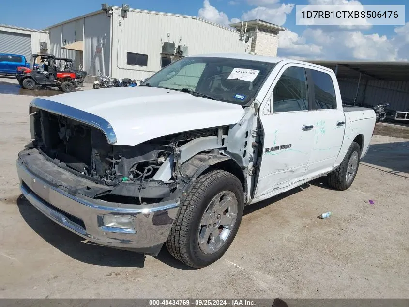 2011 Ram Ram 1500 Laramie VIN: 1D7RB1CTXBS506476 Lot: 40434769