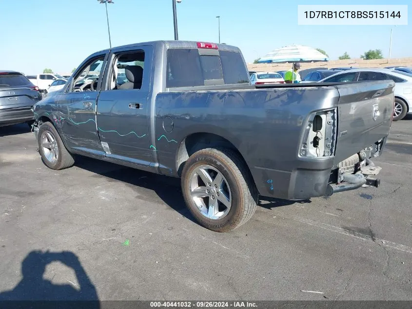 1D7RB1CT8BS515144 2011 Ram Ram 1500 Slt