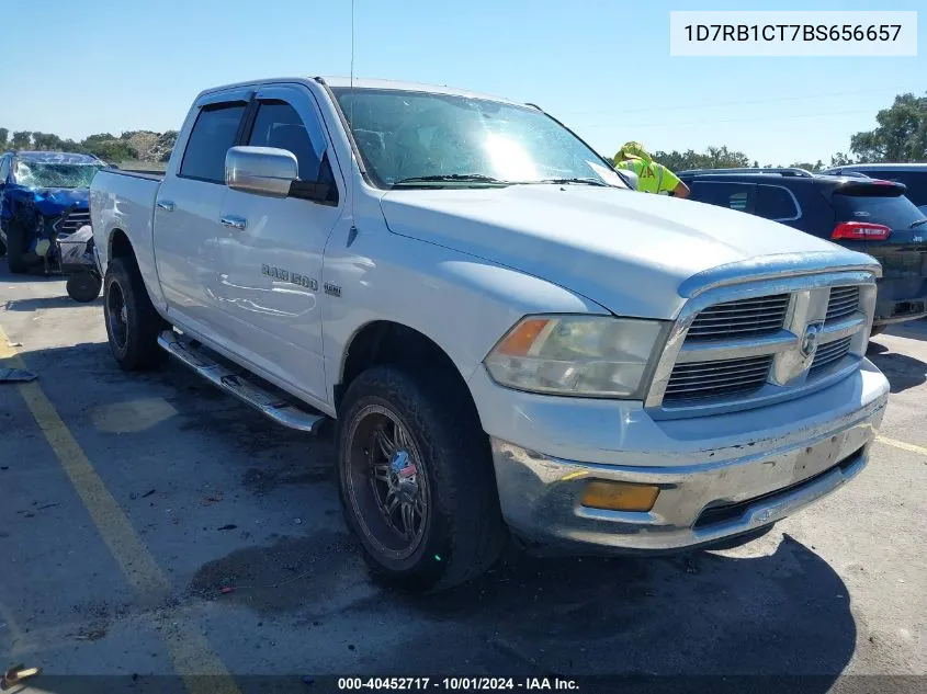 2011 Ram Ram 1500 Slt VIN: 1D7RB1CT7BS656657 Lot: 40452717