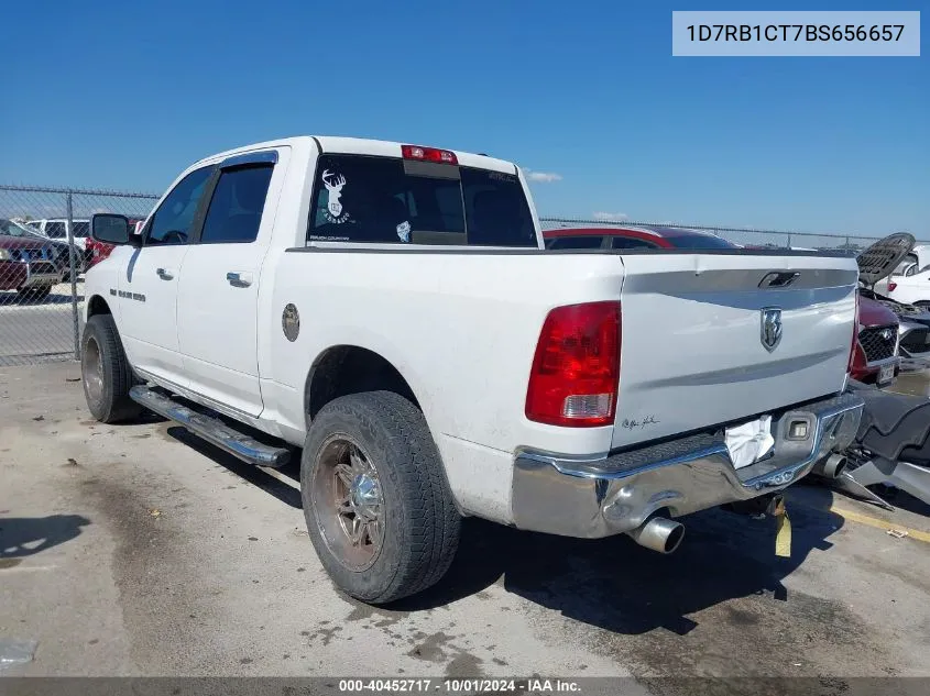 2011 Ram Ram 1500 Slt VIN: 1D7RB1CT7BS656657 Lot: 40452717