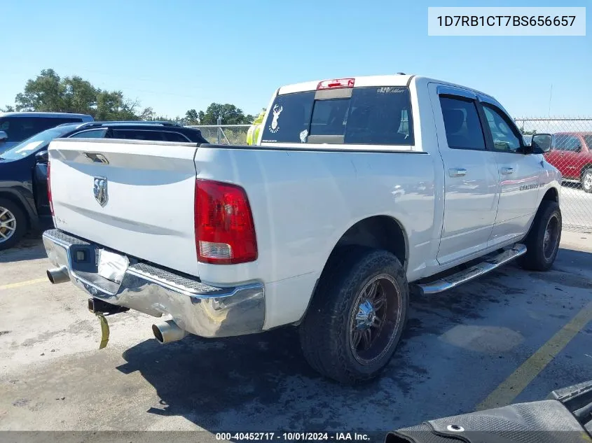 2011 Ram Ram 1500 Slt VIN: 1D7RB1CT7BS656657 Lot: 40452717