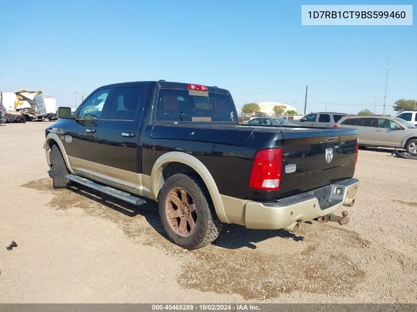 2011 Ram Ram 1500 Laramie Longhorn VIN: 1D7RB1CT9BS599460 Lot: 40465289