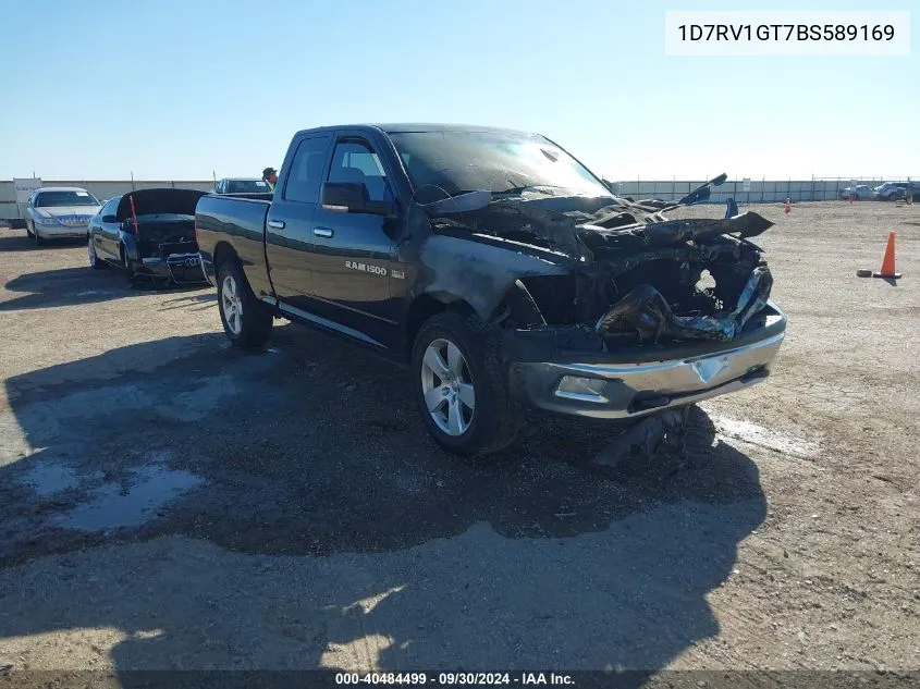 2011 Ram Ram 1500 Slt VIN: 1D7RV1GT7BS589169 Lot: 40484499