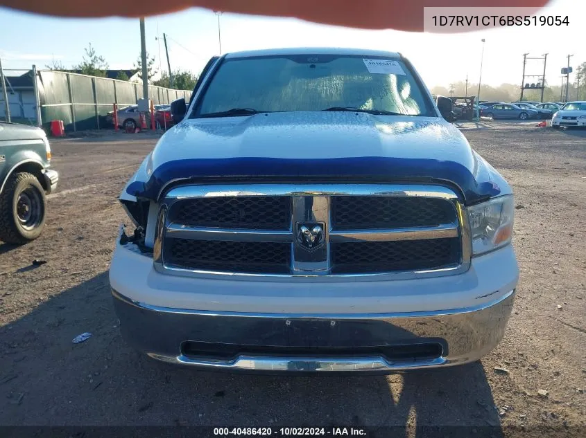 1D7RV1CT6BS519054 2011 Ram Ram 1500 Slt