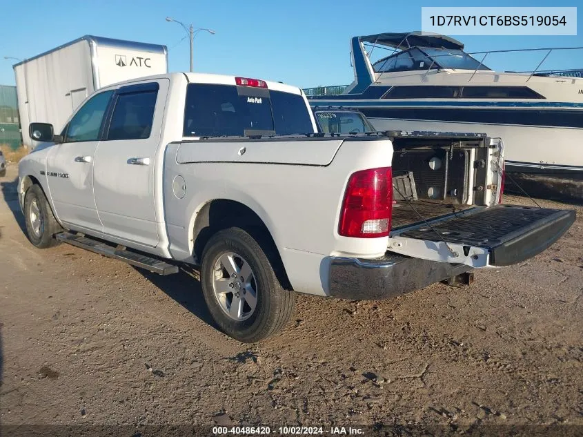 1D7RV1CT6BS519054 2011 Ram Ram 1500 Slt