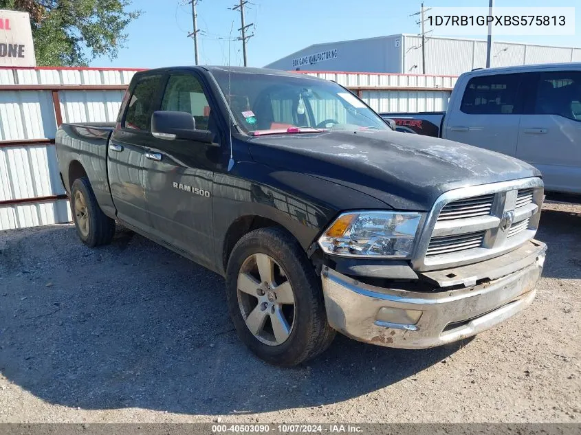 2011 Ram Ram 1500 VIN: 1D7RB1GPXBS575813 Lot: 40503090