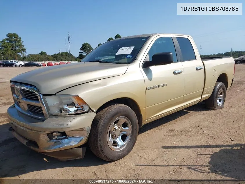 1D7RB1GT0BS708785 2011 Ram Ram 1500 Slt