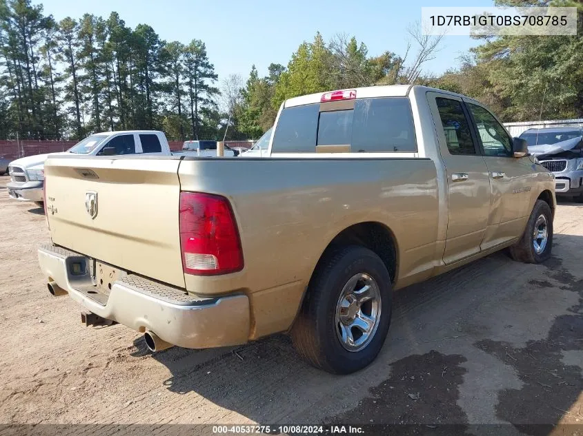 2011 Ram Ram 1500 Slt VIN: 1D7RB1GT0BS708785 Lot: 40537275