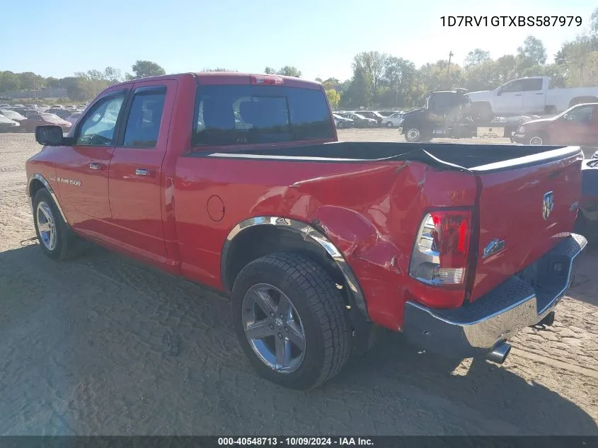 1D7RV1GTXBS587979 2011 Ram Ram 1500