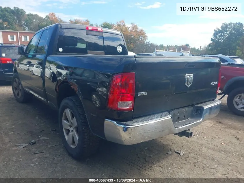 2011 Ram Ram 1500 Slt VIN: 1D7RV1GT9BS652272 Lot: 40567439