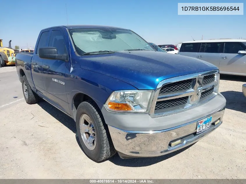 2011 Ram Ram 1500 St VIN: 1D7RB1GK5BS696544 Lot: 40578514