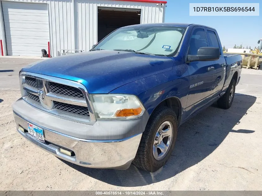 2011 Ram Ram 1500 St VIN: 1D7RB1GK5BS696544 Lot: 40578514