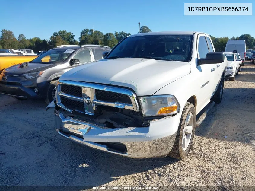 2011 Ram Ram 1500 VIN: 1D7RB1GPXBS656374 Lot: 40578980