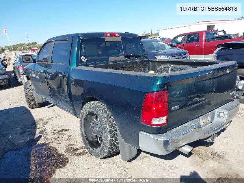 2011 Ram Ram 1500 VIN: 1D7RB1CT5BS564818 Lot: 40588614