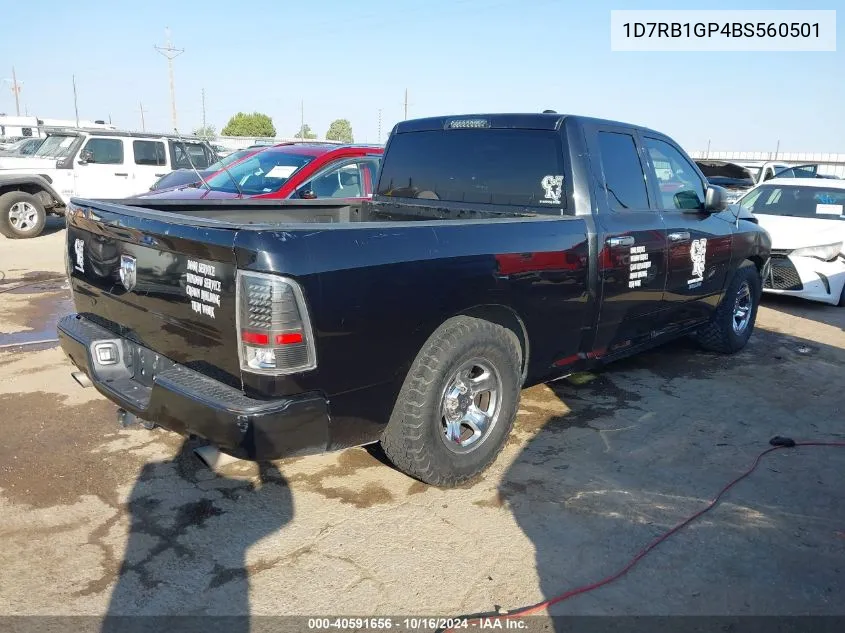 2011 Ram Ram 1500 St VIN: 1D7RB1GP4BS560501 Lot: 40591656