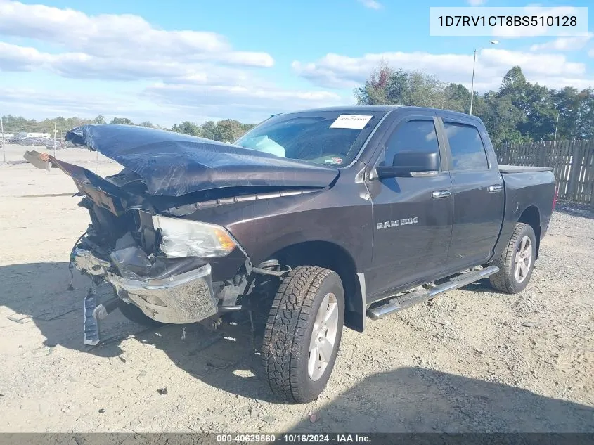 2011 Ram Ram 1500 Slt VIN: 1D7RV1CT8BS510128 Lot: 40629560